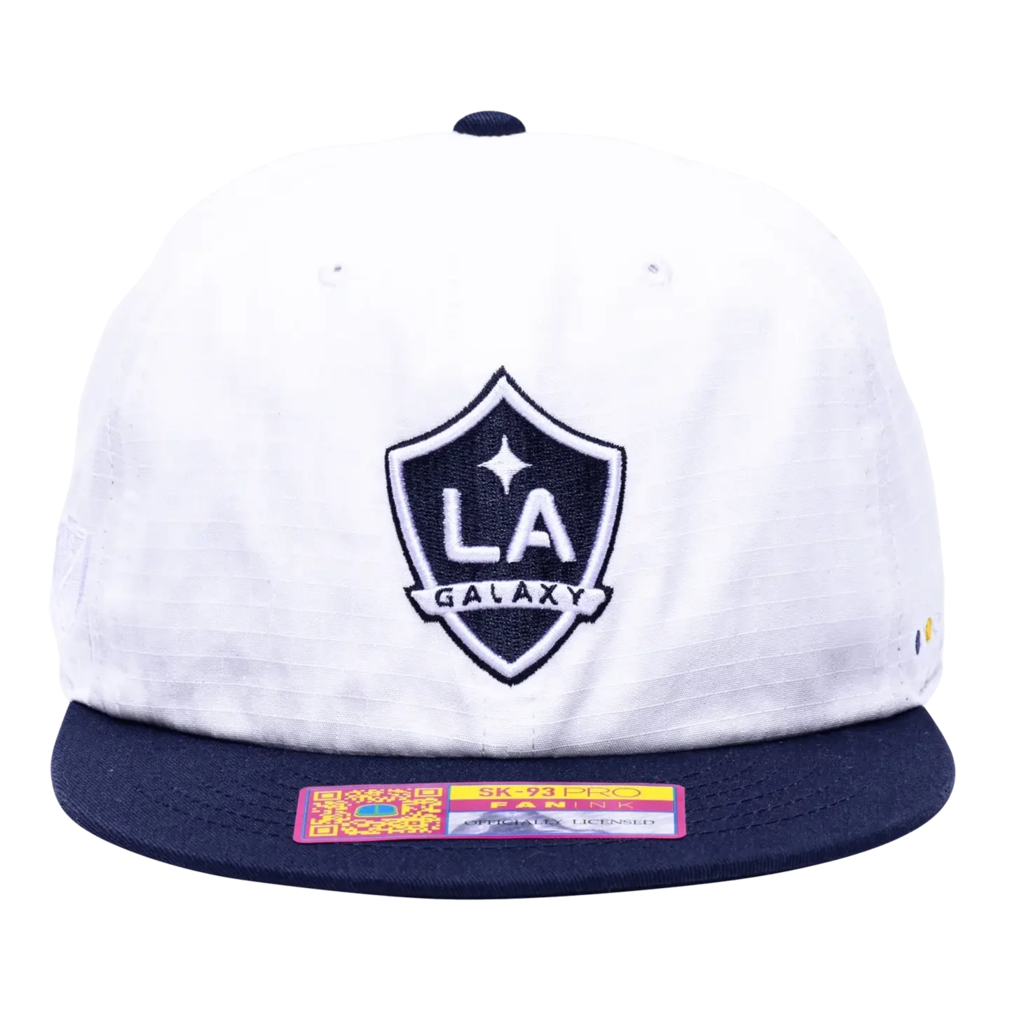 Fan Ink Collection LA Galaxy Swingman Wax Snapback Hat (Front)
