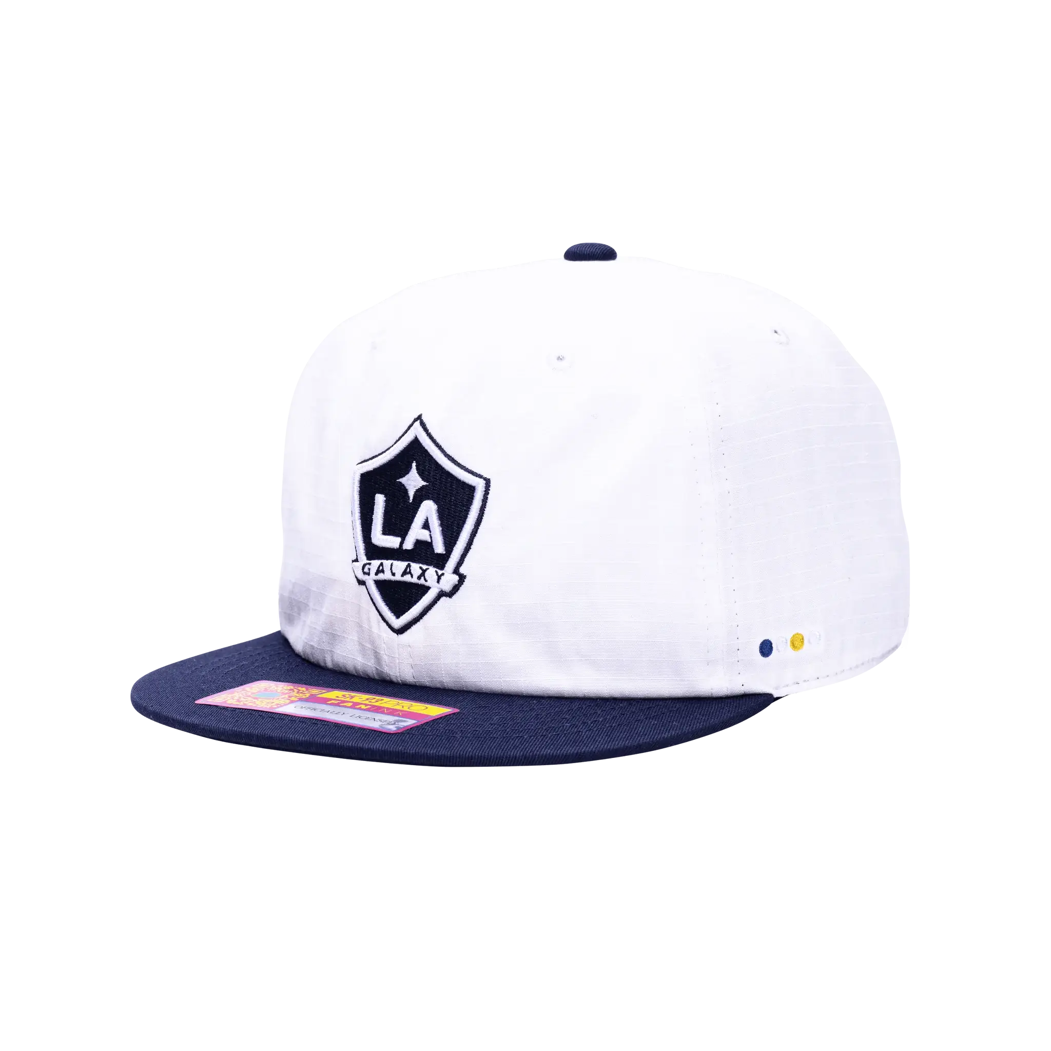 Fan Ink Collection LA Galaxy Swingman Wax Snapback Hat (Lateral - Front 1)