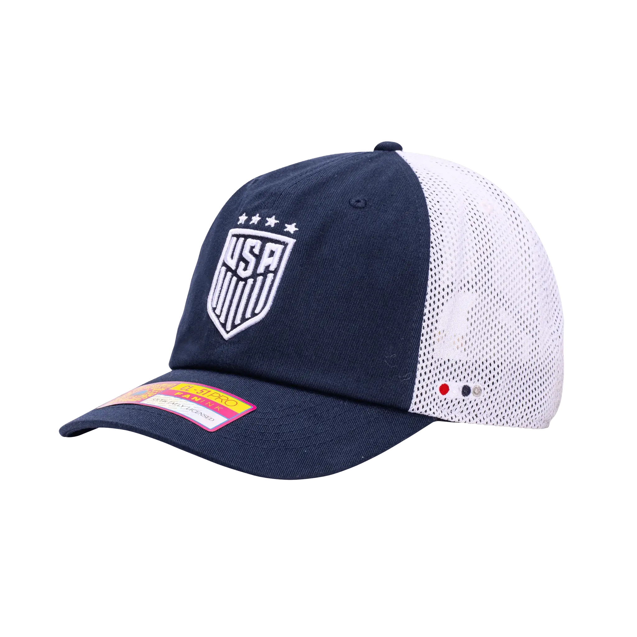 Fan Ink Collection USWNT Aerial Adjustable Hat (Lateral - Front 1)