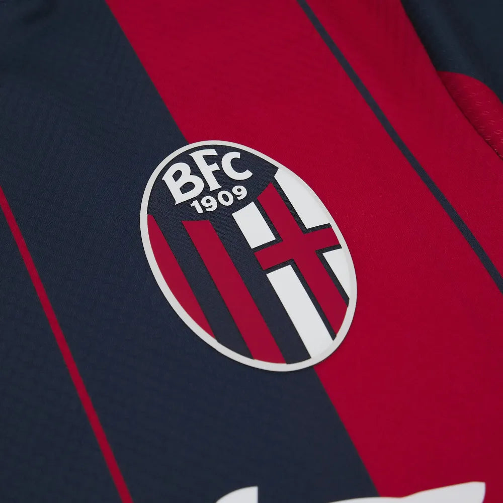 Macron 2025-26 Bologna Men's Authentic Home Soccer Jersey (Detail 1)
