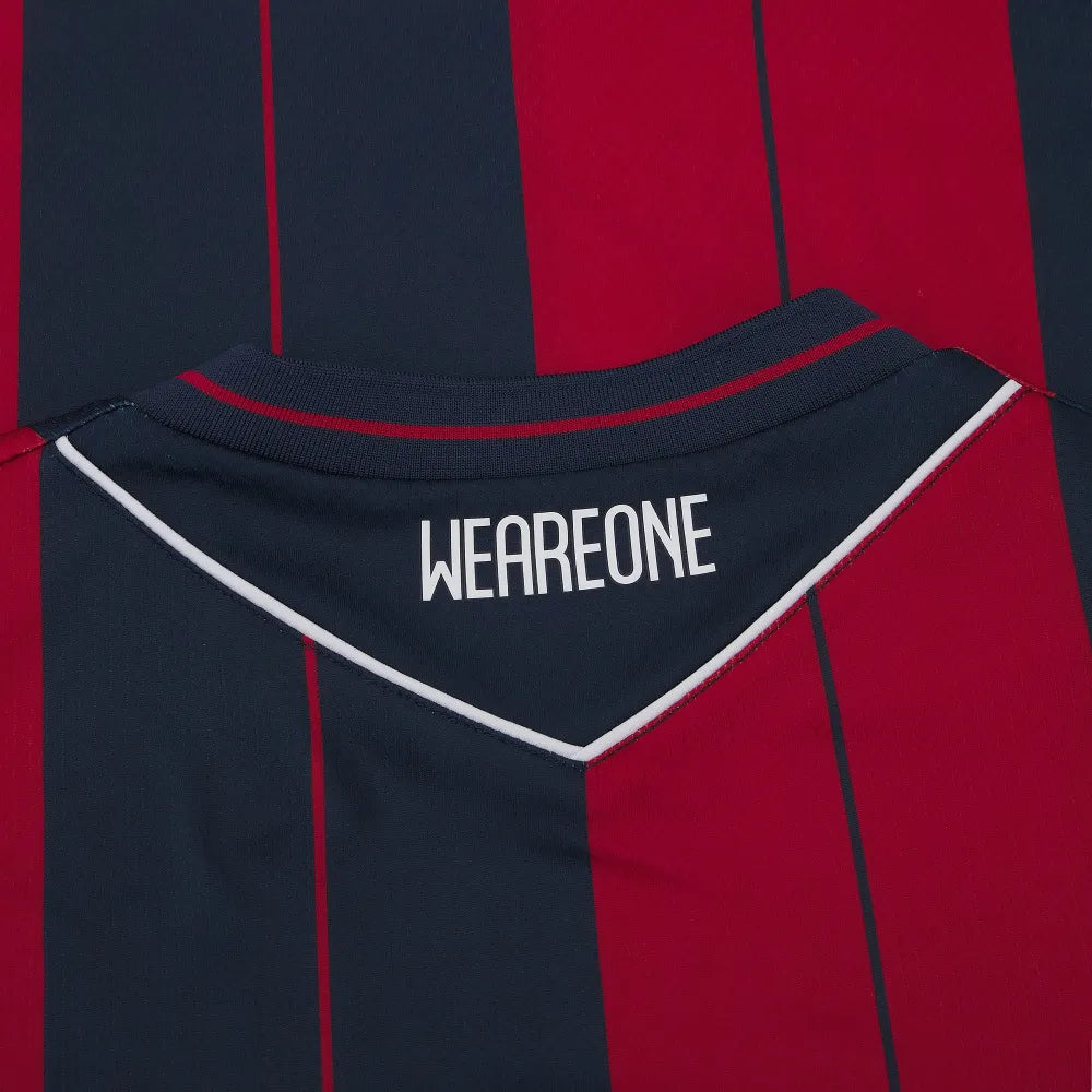 Macron 2025-26 Bologna Men's Authentic Home Soccer Jersey (Detail 3)