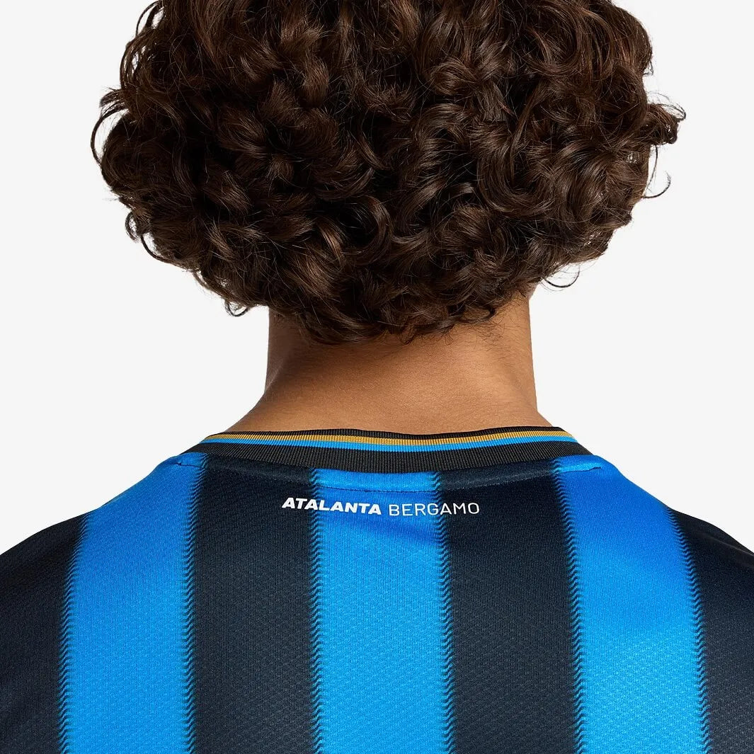 New Balance 2025-26 Atalanta Men's Stadium Home Soccer Jersey No Sponsor (Detail 2)