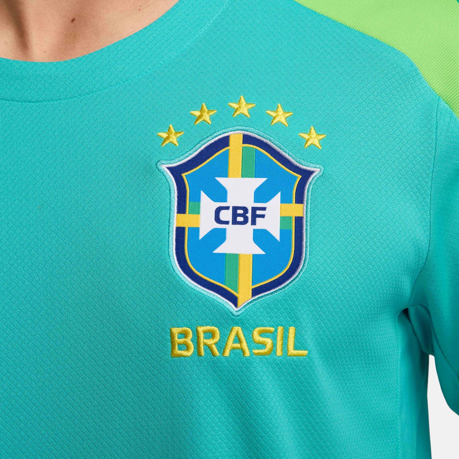Nike 2024-25 Brazil Men's Dri-Fit Strike Top (Detail 2)