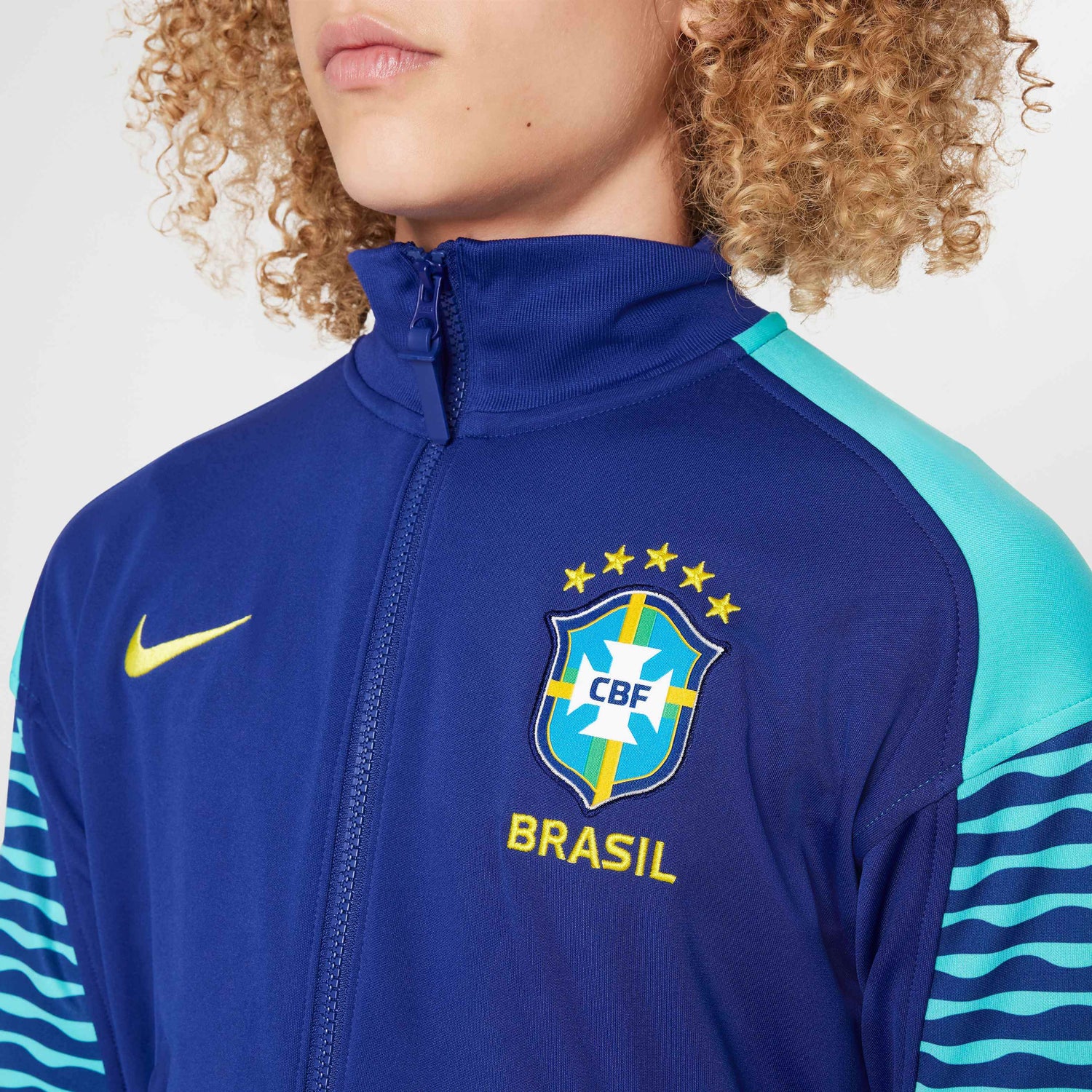 Nike 2024-25 Brazil Youth Anthem Jacket (Detail 2)