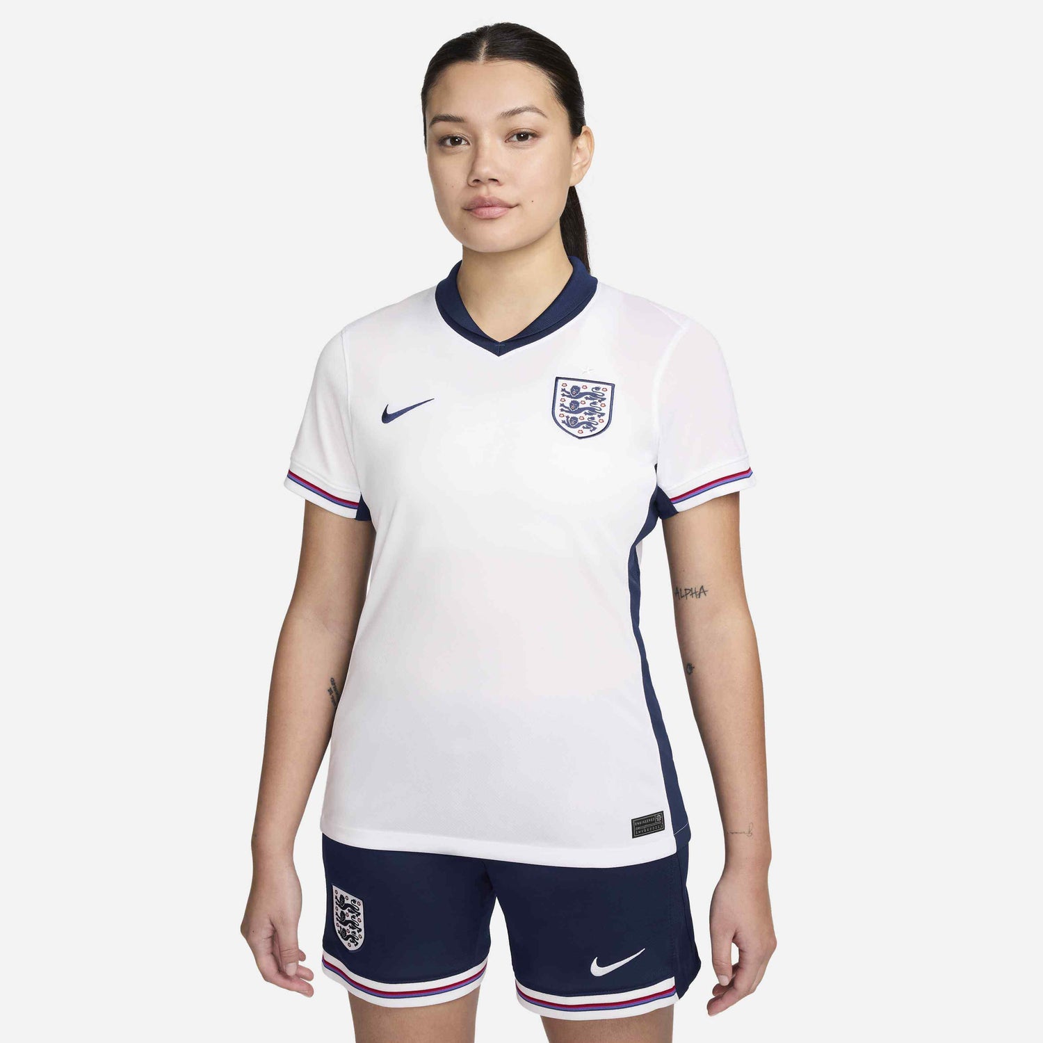 Nike 2024-25 England Women's Stadium Home Jersey (Model - Front)