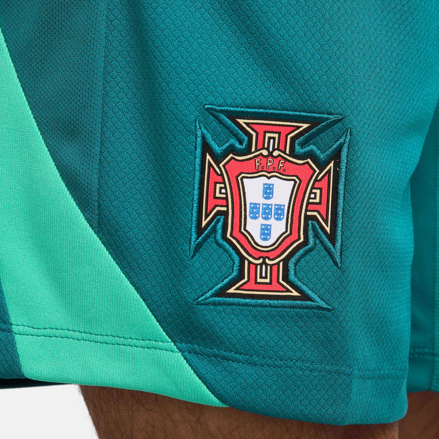 Nike 2024-25 Portugal Men's Dri-Fit Knit Shorts (Detail 3)