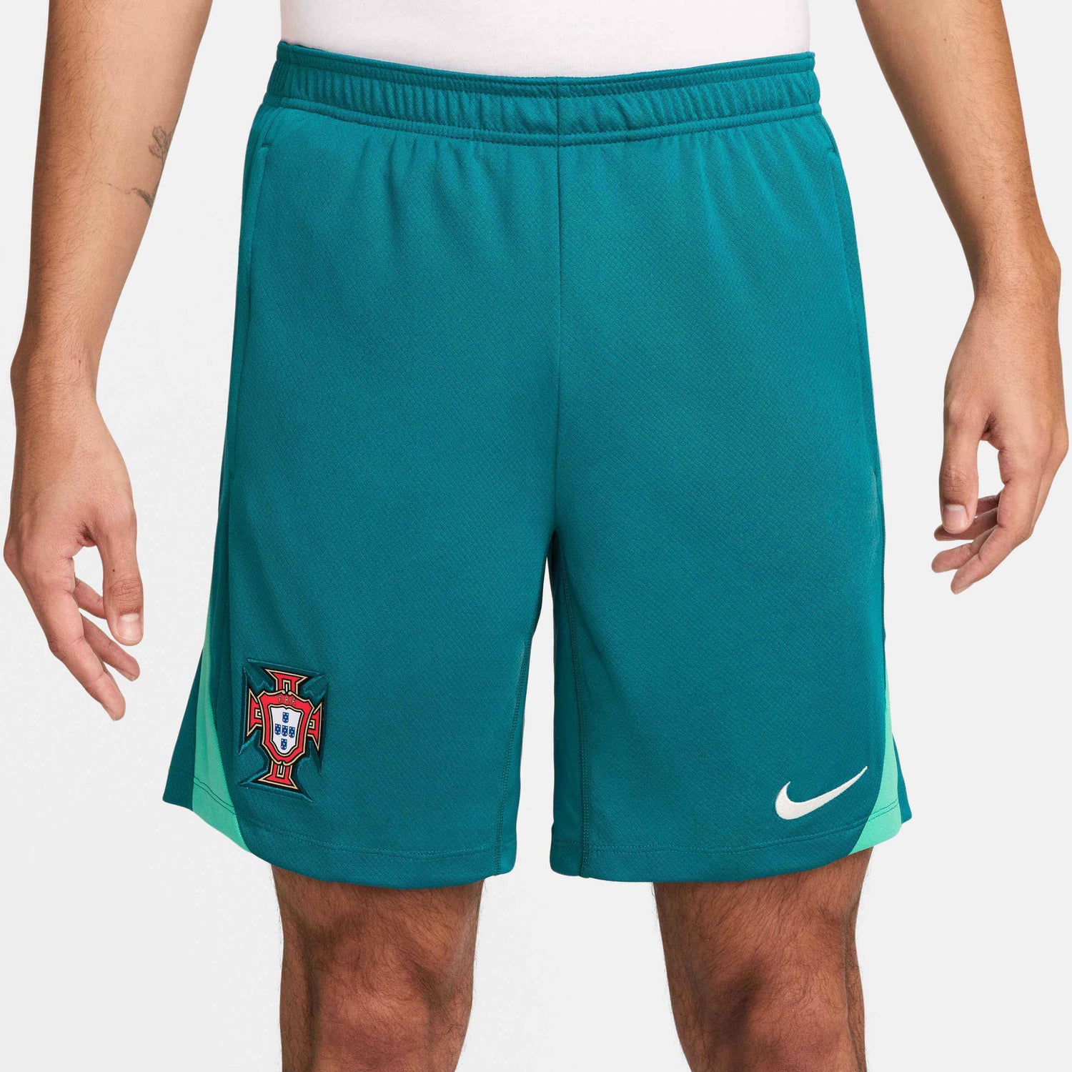 Nike 2024-25 Portugal Men's Dri-Fit Knit Shorts (Front)