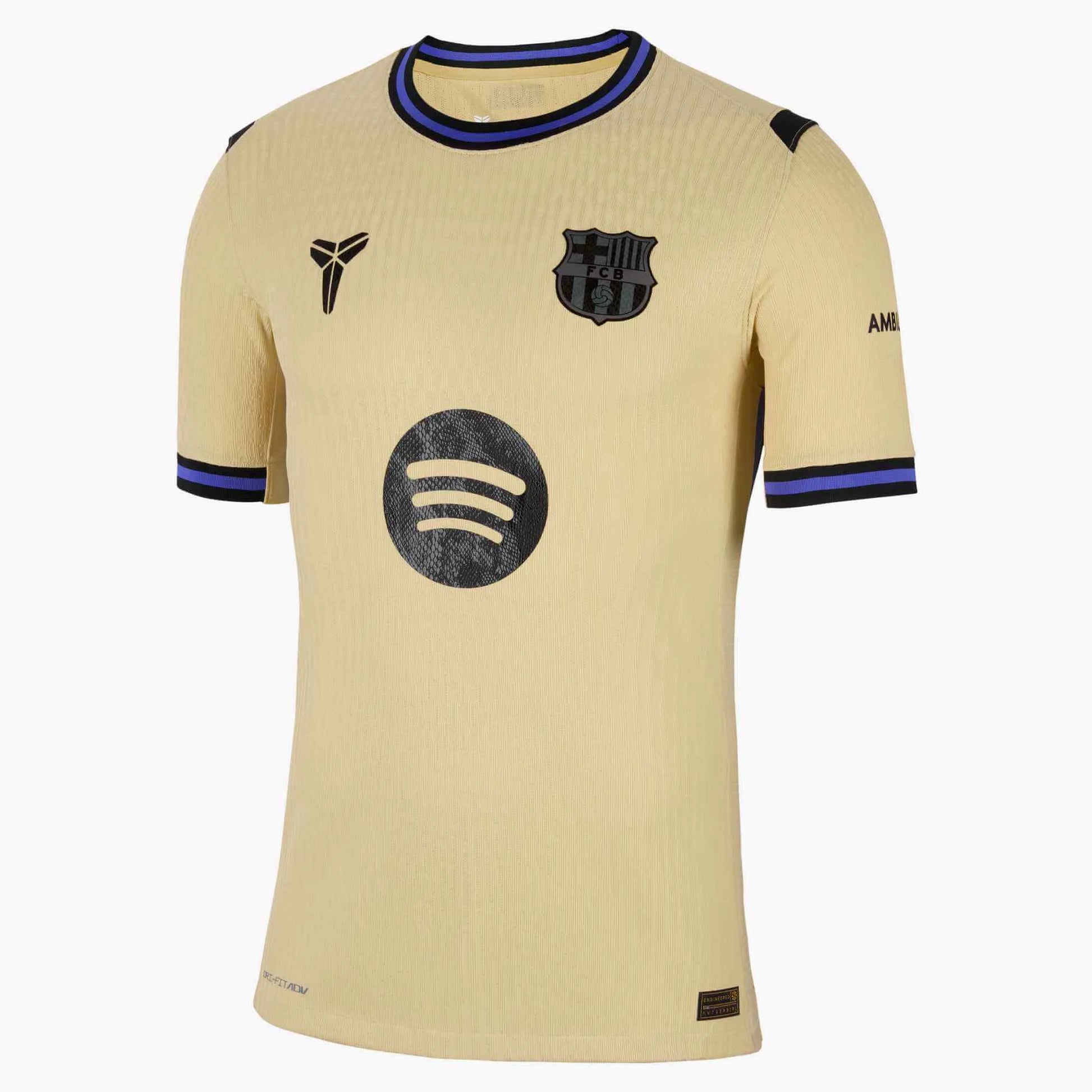 Nike 2025-26 Barcelona Men's Authentic Away Soccer Jersey (Front)