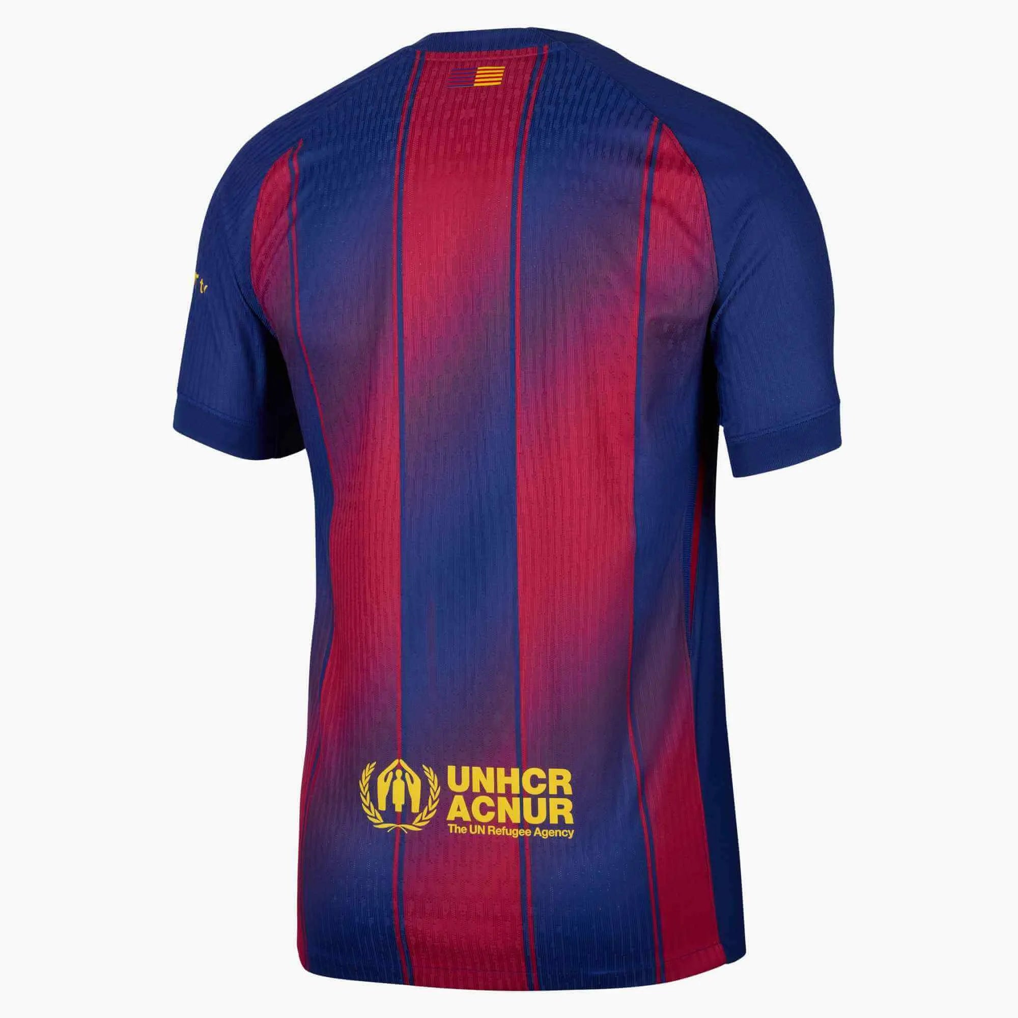 Nike 2025-26 Barcelona Men's Authentic Home Soccer Jersey (Back)