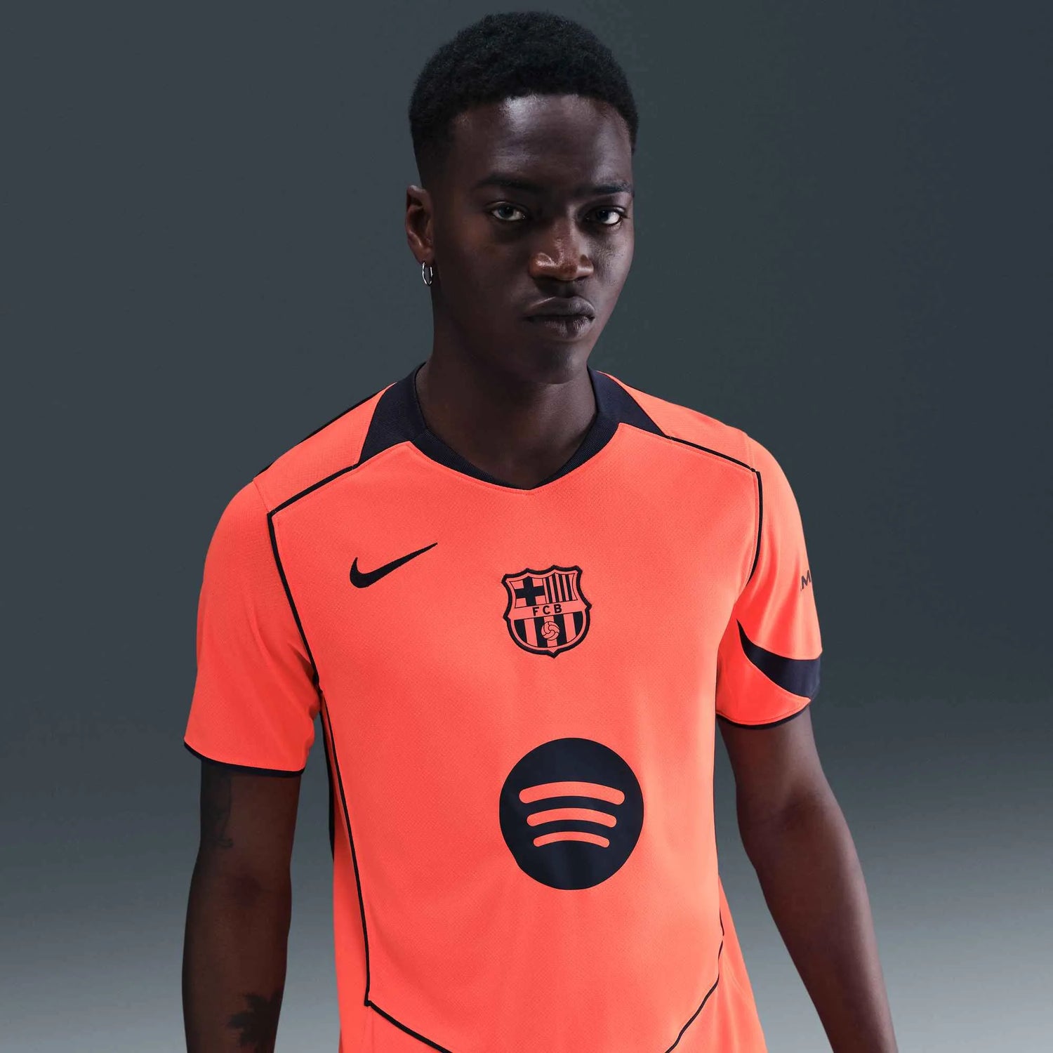 Nike 2025-26 Barcelona Men's Stadium Third Soccer Jersey (Detail 1)