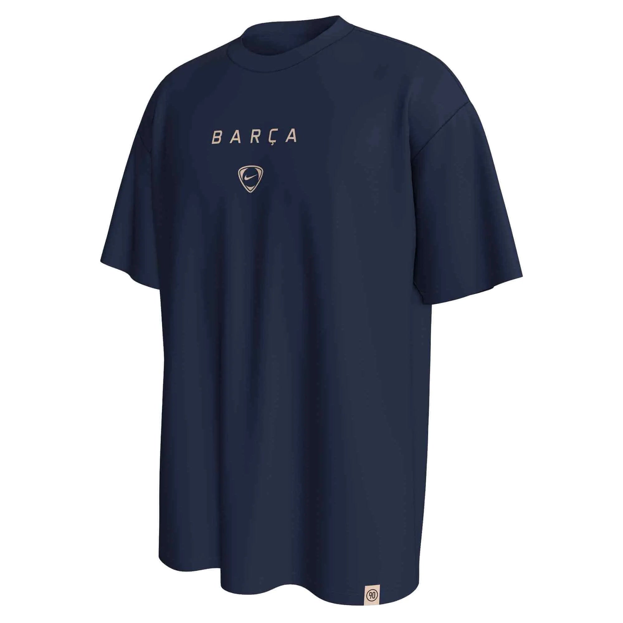 Nike 2025-26 Barcelona Men's T90 Wordmark Tee (Front)