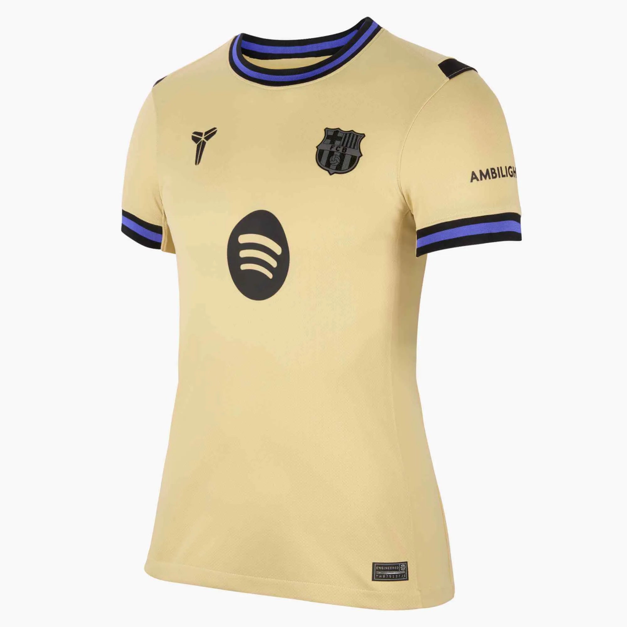 Nike 2025-26 Barcelona Women's Stadium Away Soccer Jersey (Front)