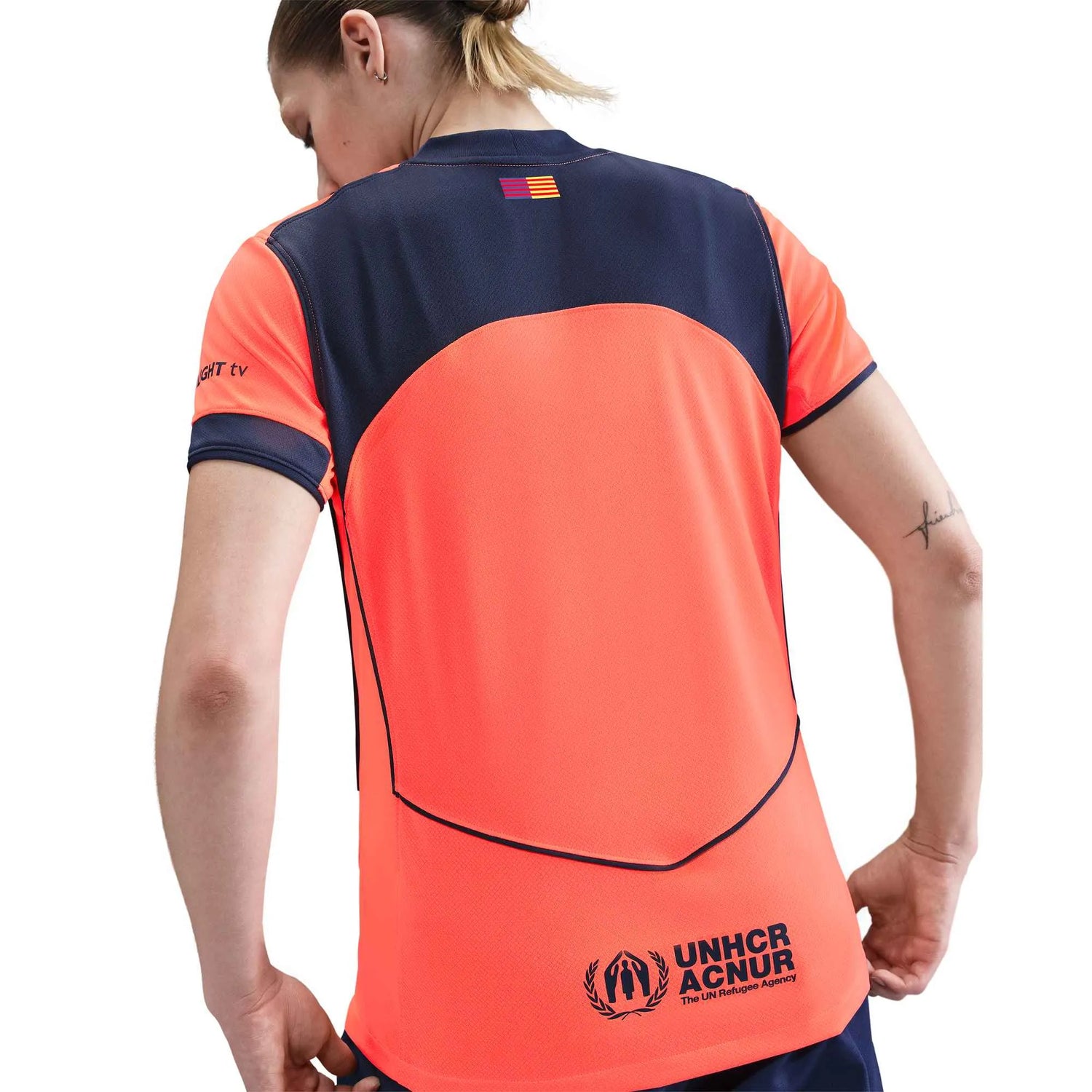 Nike 2025-26 Barcelona Women's Stadium Third Soccer Jersey (Detail 4)