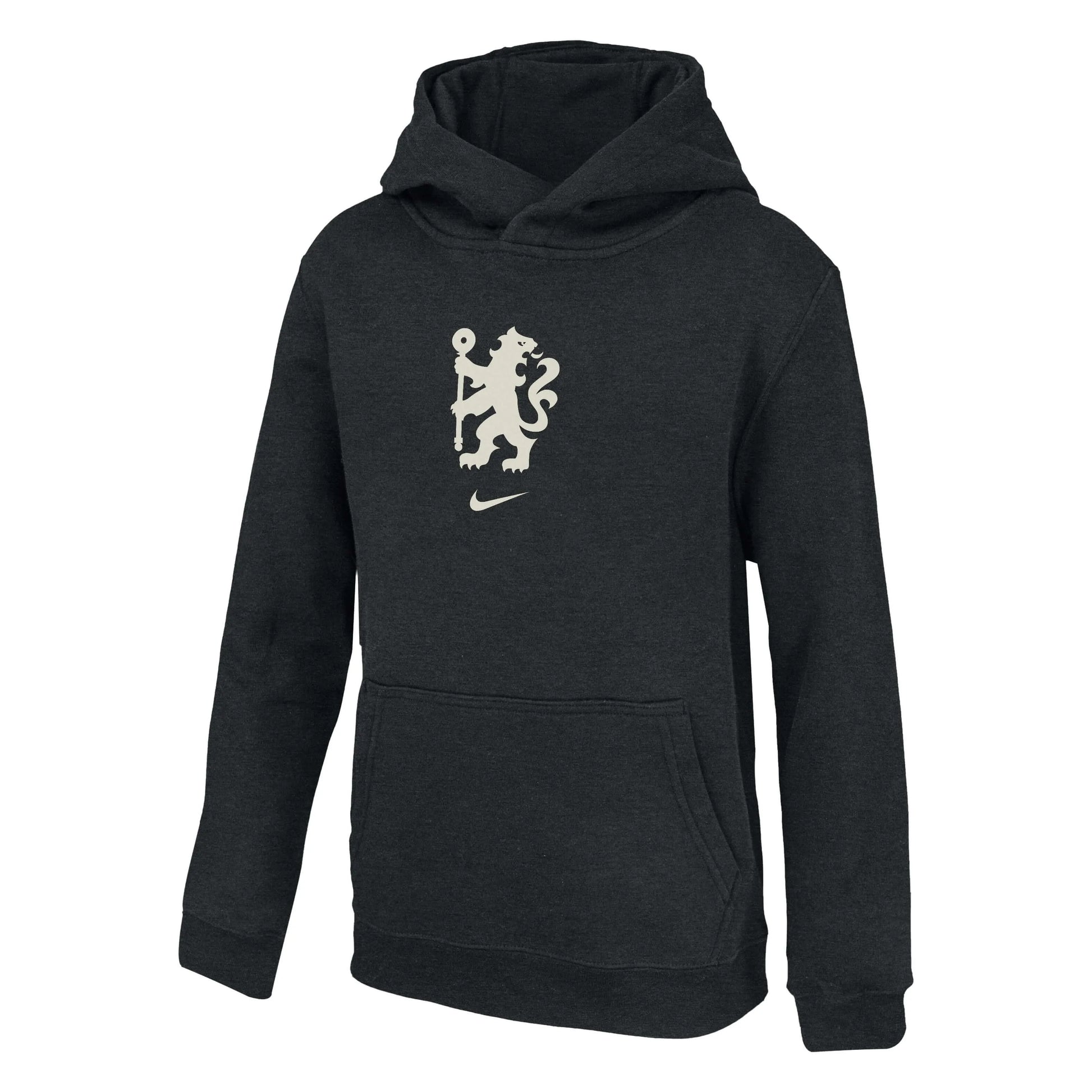 Nike 2025-26 Chelsea Youth Club Fleece Pull-Over Hoodie (Front)