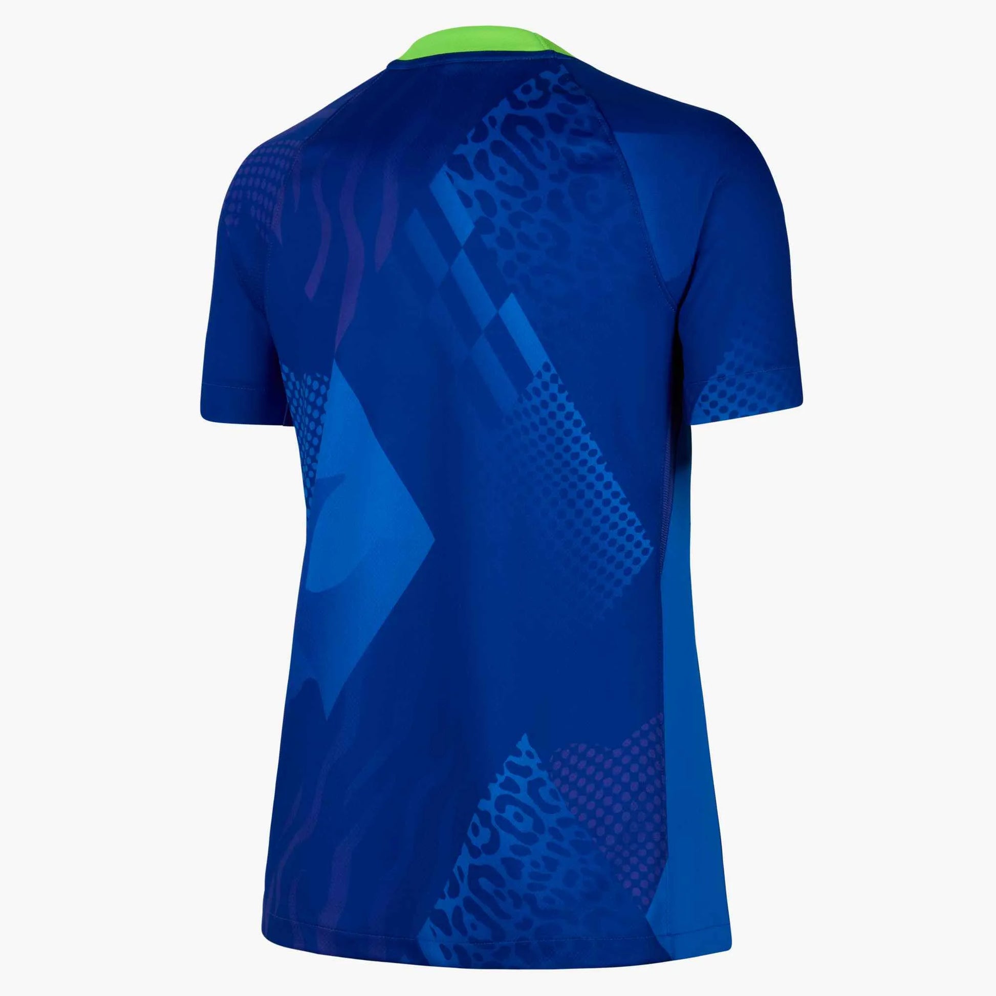 Nike 2025 Brazil Women's Stadium Away Soccer Jersey (Back)