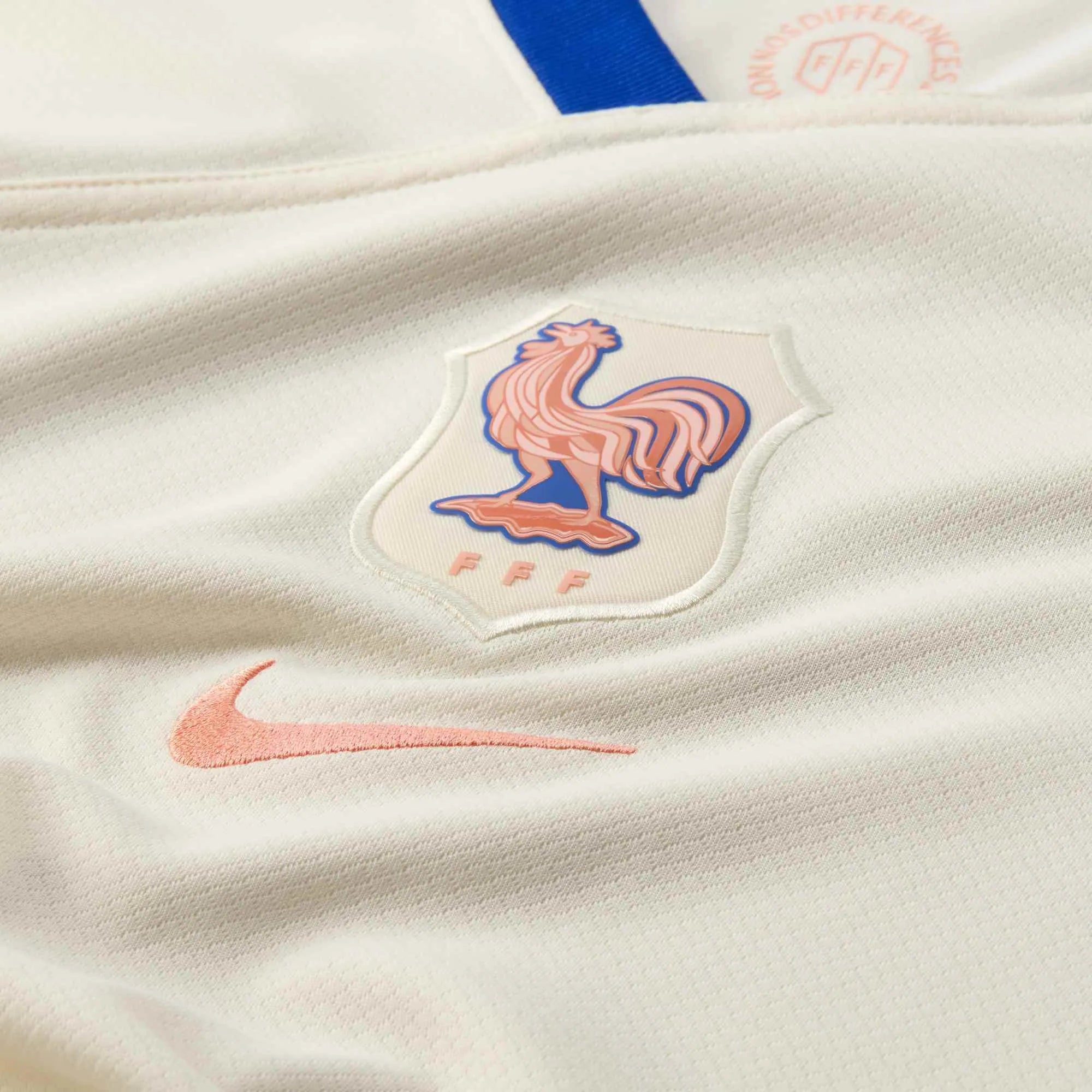 Nike 2025 France Women's Stadium Away Soccer Jersey (Detail 2)