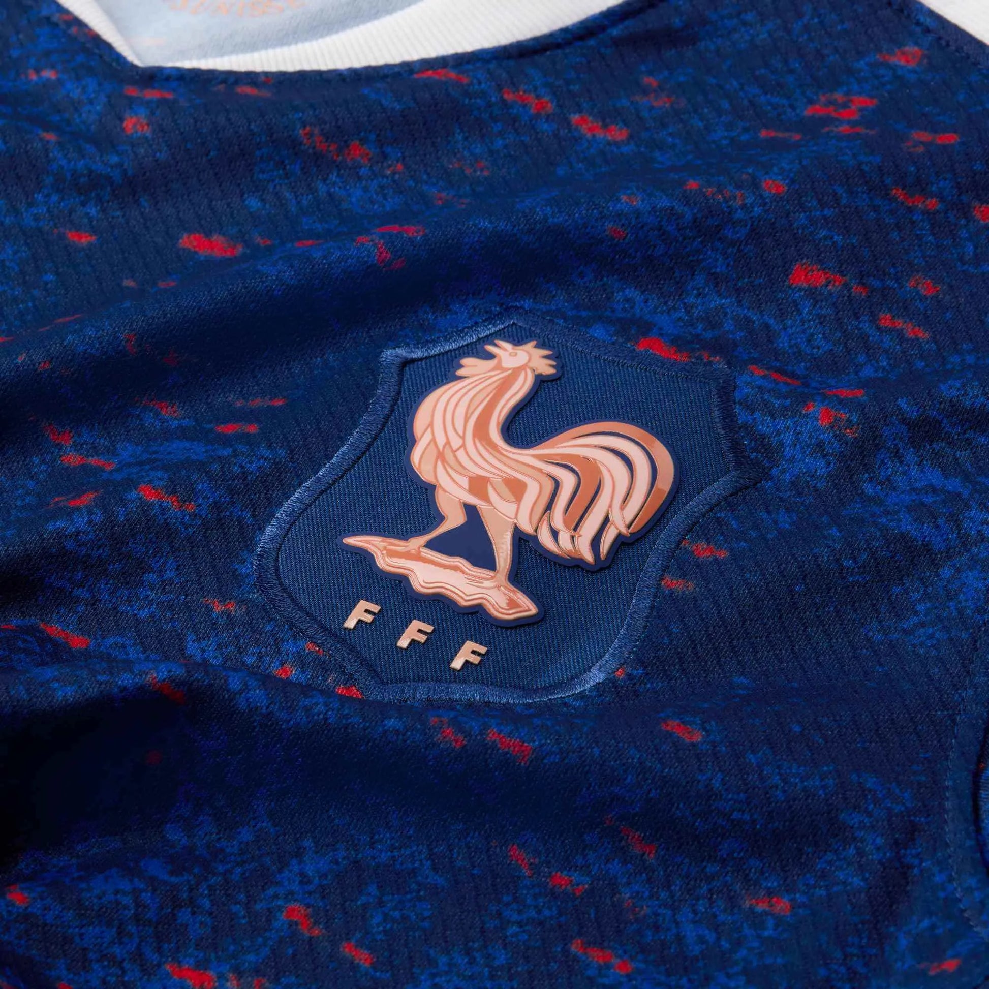 Nike 2025 France Women's Stadium Home Soccer Jersey (Detail 2)
