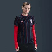 Nike 2025 USA Women's 4-Star Stadium Away Soccer Jersey (Model - Front)