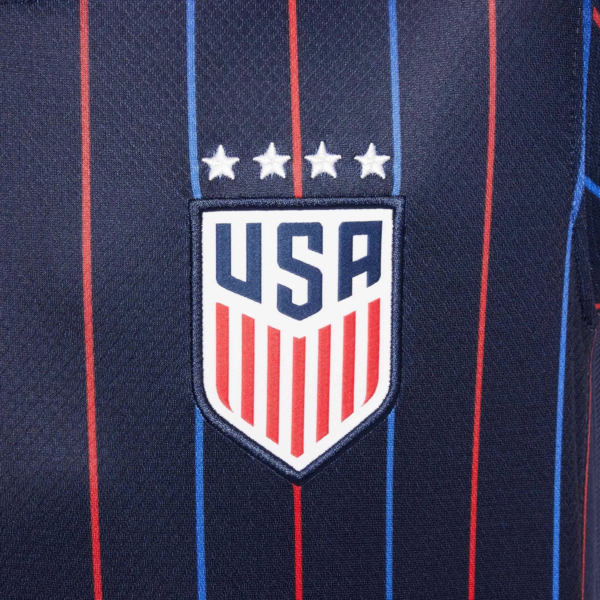 Nike 2025 USA Youth 4-Star Stadium Away Soccer Jersey (Detail 3)