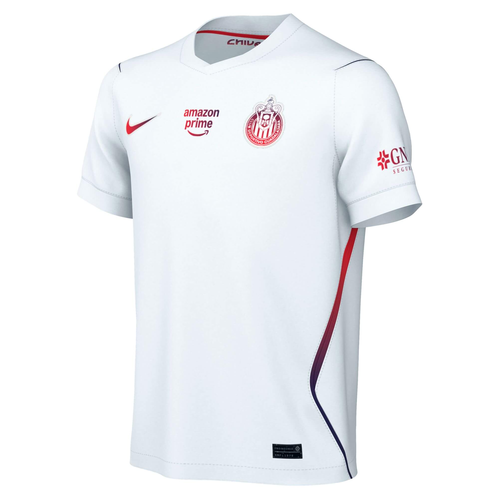  サッカーシャツ レッド ホワイト ストライプ Nike 2026-27 Chivas Youth Stadium Away Soccer Jersey – ProSoccer