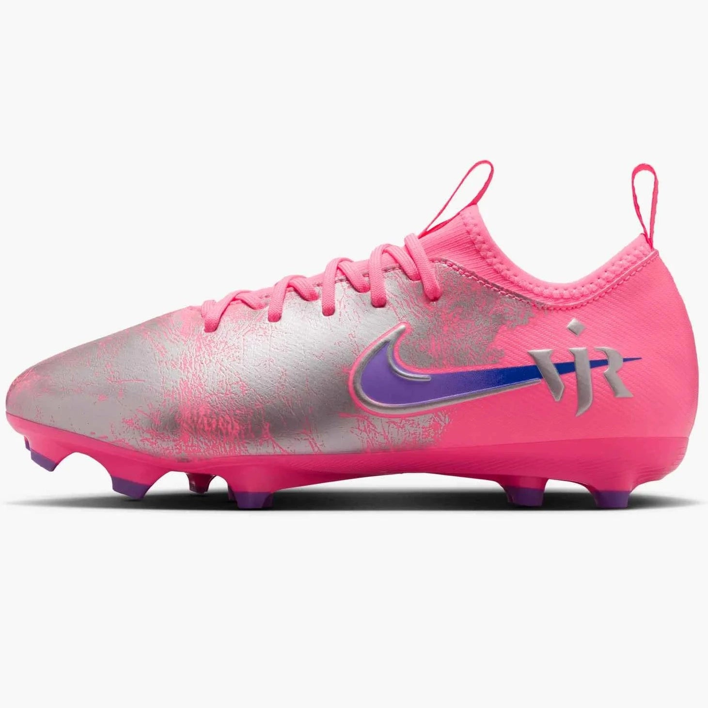 Nike サッカーシューズ ピンク/シルバー Nike Junior Zoom Vapor 16 Academy Firm/Multi Ground Soccer Cleats