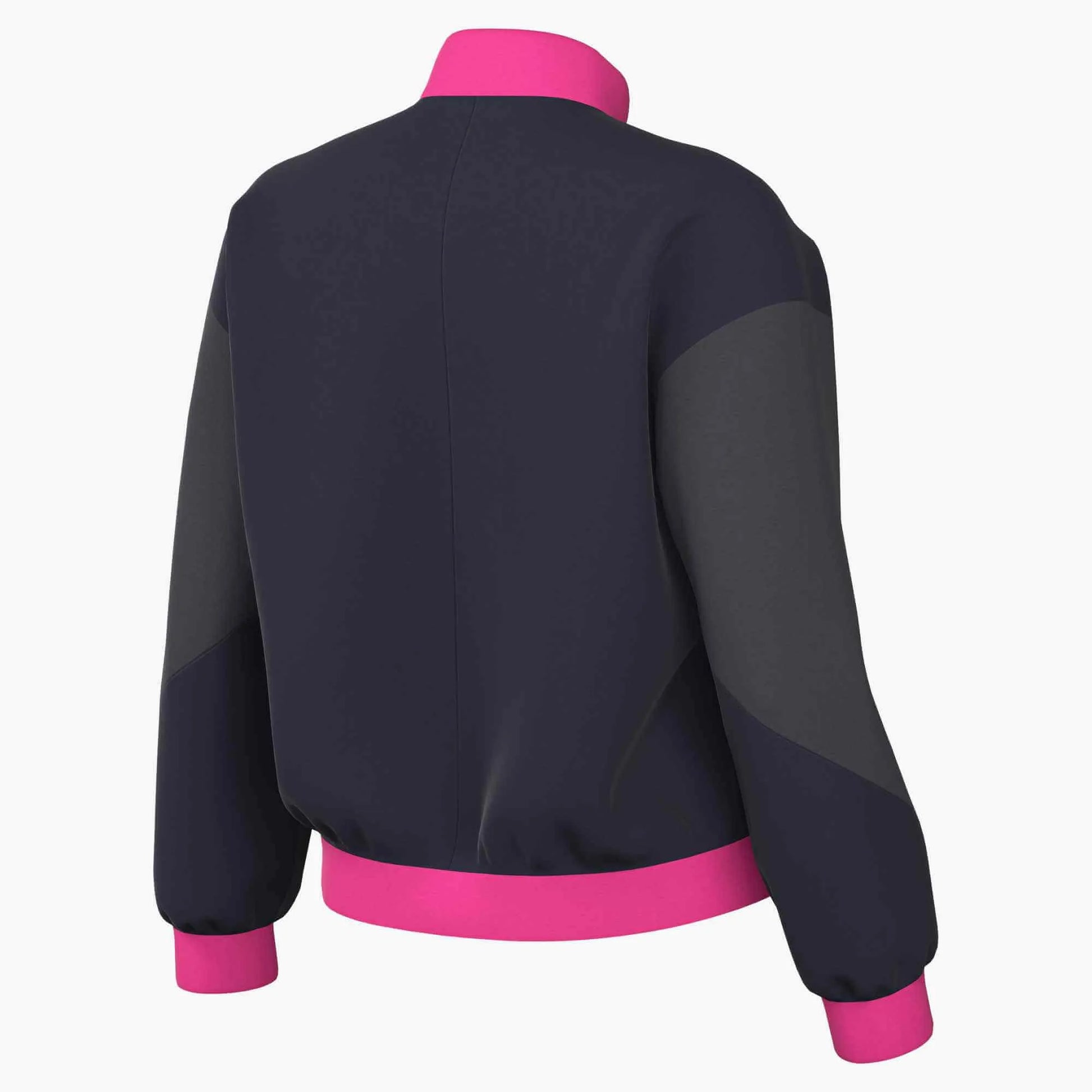Nike Women's Academy Pro 24 Track Jacket Obsidian-Anthracite-Hyper Pink (Back)