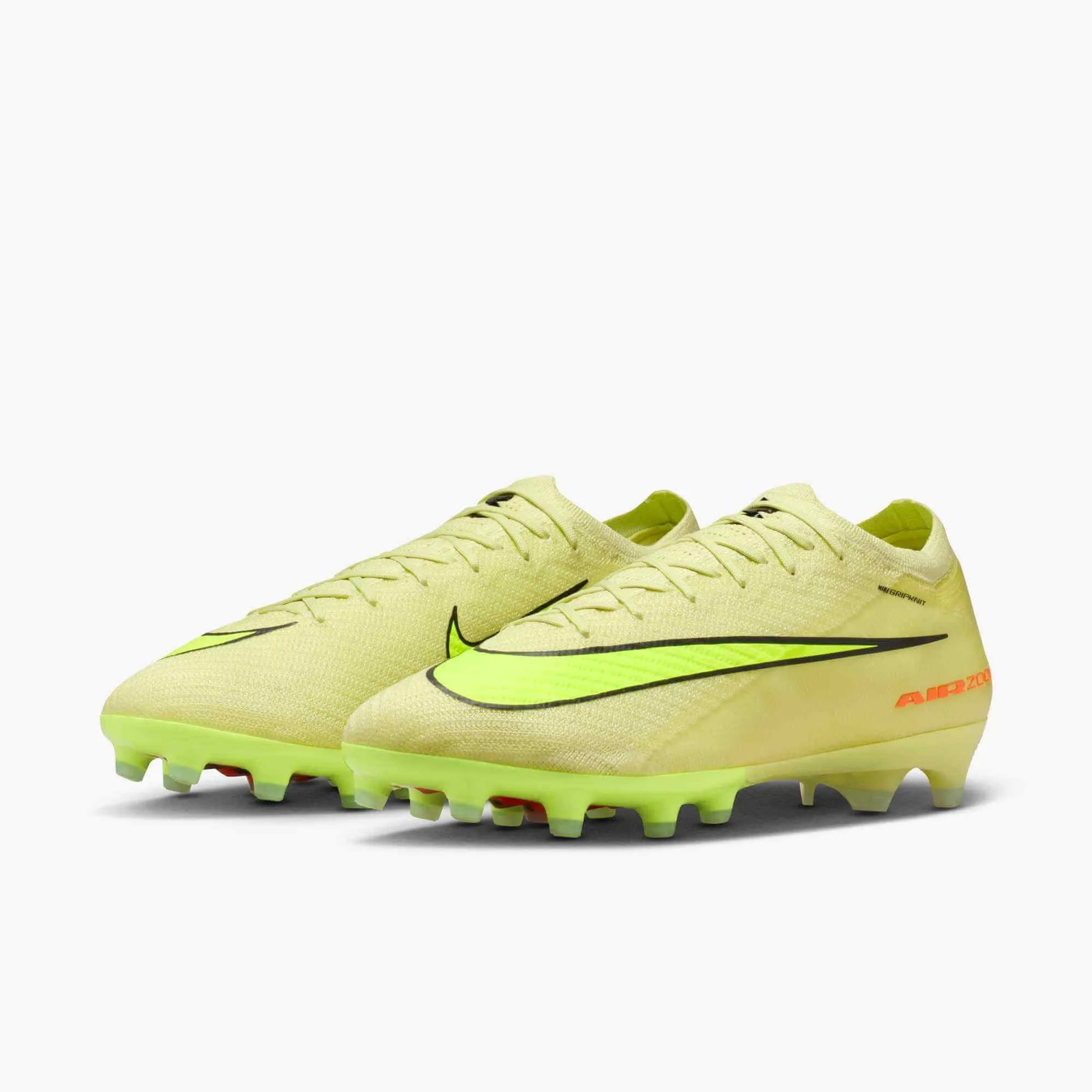 Nike Zoom Vapor 16 Elite Artificial Grass Pro Soccer Cleats - Max Voltage Pack (HO25) (Pair - Lateral)