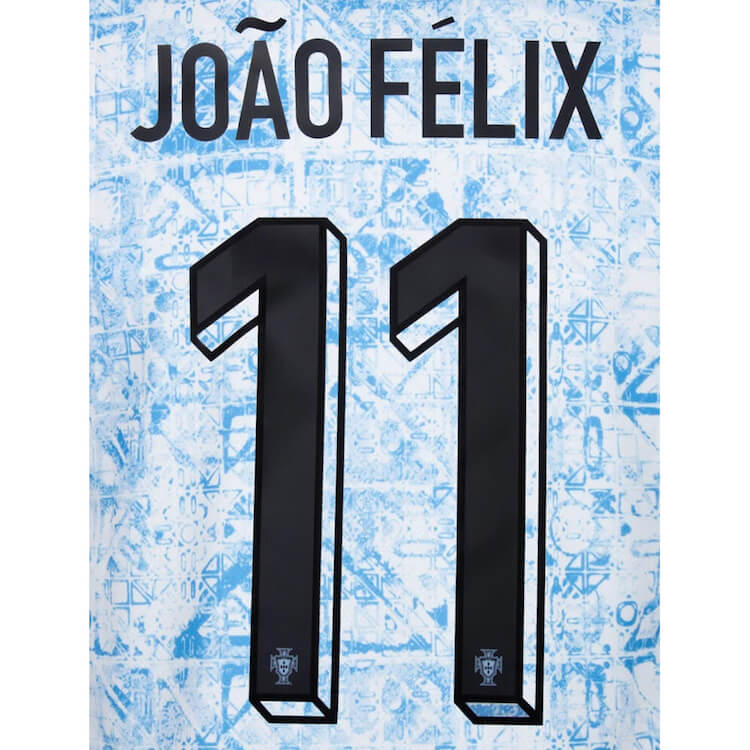 Portugal 2024 25 Away Joao Felix #11 Jersey Name Set (Back)