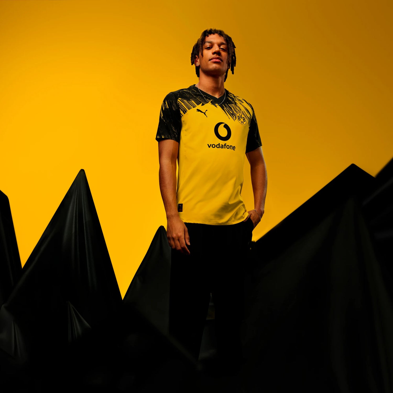 Puma 2025-26 Borussia Dortmund Men's Authentic Home Soccer Jersey (Promo)