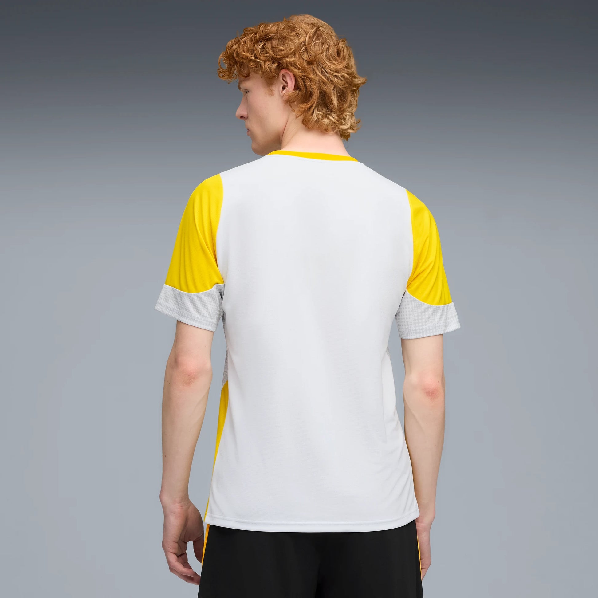 Puma 2025-26 Borussia Dortmund Men's Training Soccer Jersey (Model - Back)