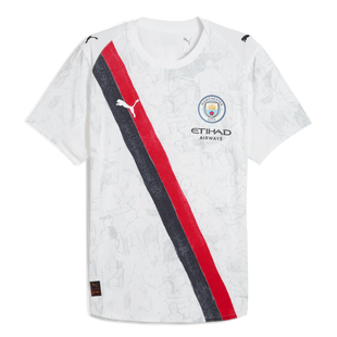 Puma 2025 Manchester City Men's Club World Cup KidSuper Authentic Home Soccer Jersey (Front)