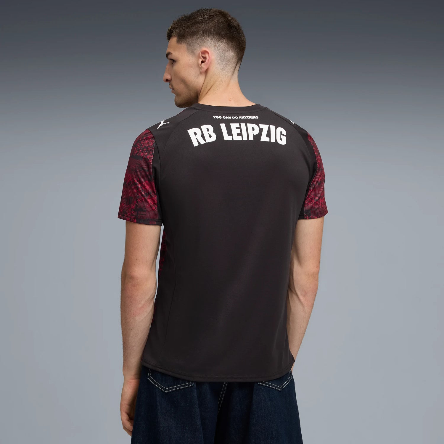 Puma 2025-26 RB Leipzig Men's Stadium Third Soccer Jersey (Model - Back)