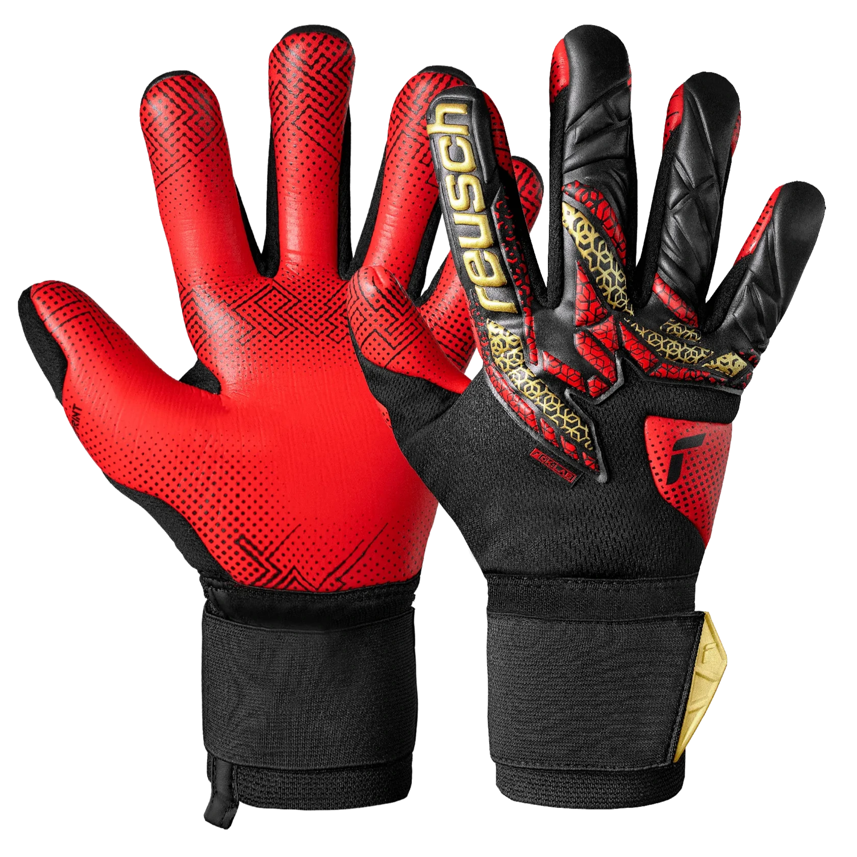 Reusch Attrakt Gold X Glueprint Goalkeeper Gloves (Pair)