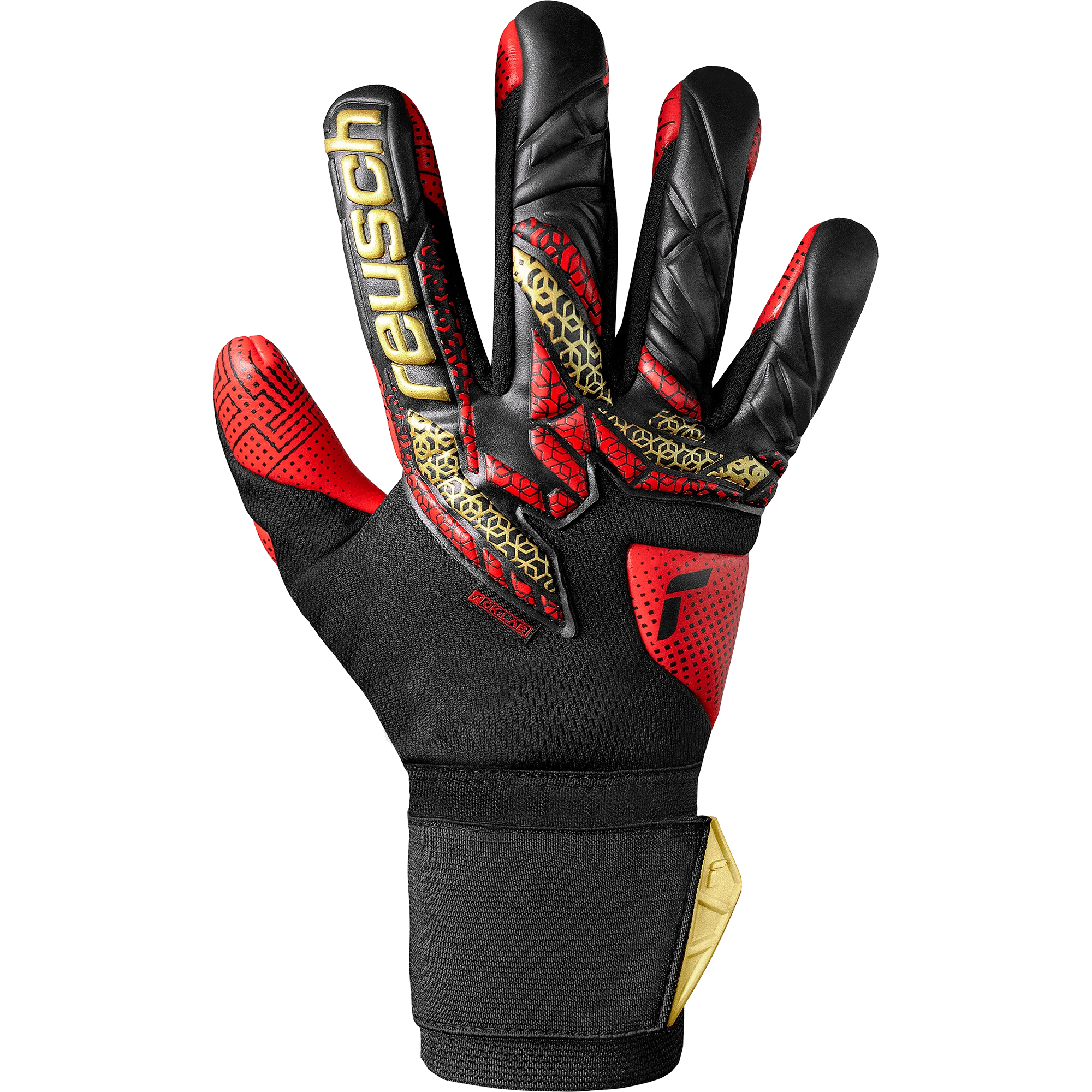 Reusch Attrakt Gold X Glueprint Goalkeeper Gloves (Single - Outer)