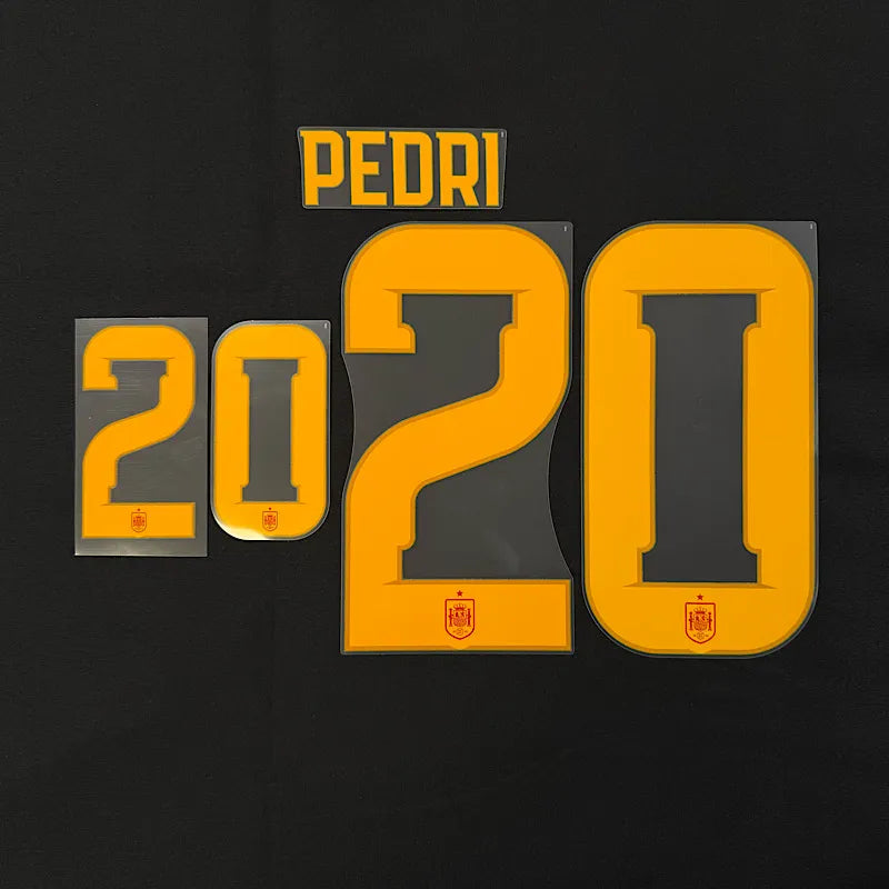 スペイン代表 W杯2026 PEDRI 20 Spain 2026- Home PEDRI #20 Youth Official Name Set – ProSoccer