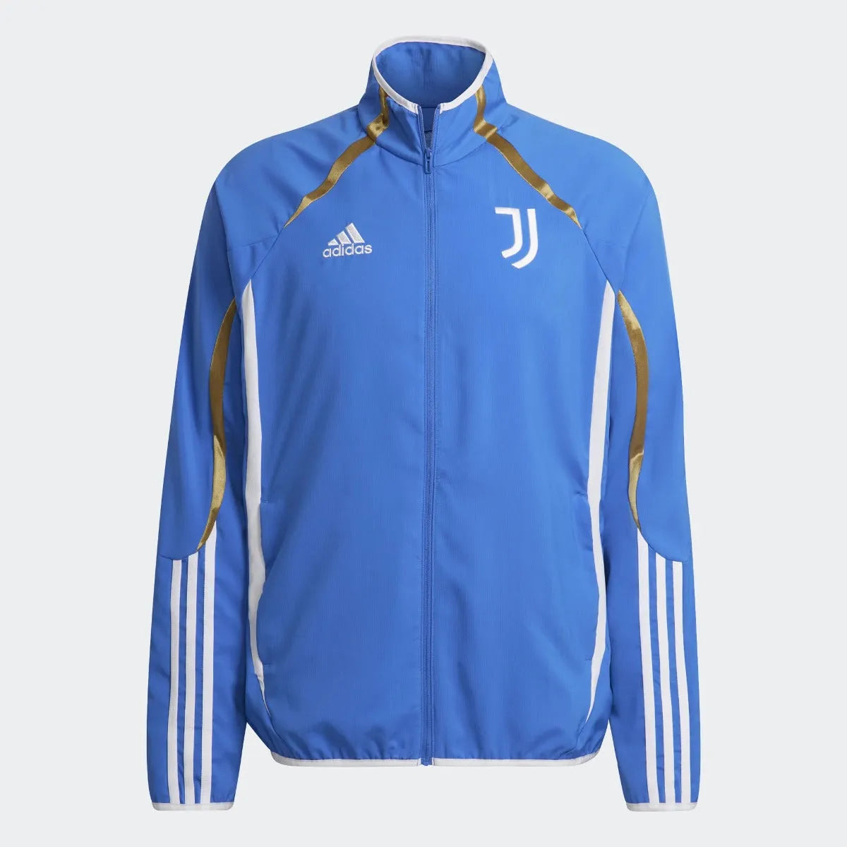 adidas 21-22 Juventus Teamgeist Woven Jacket - Hi Res Blue (Front)