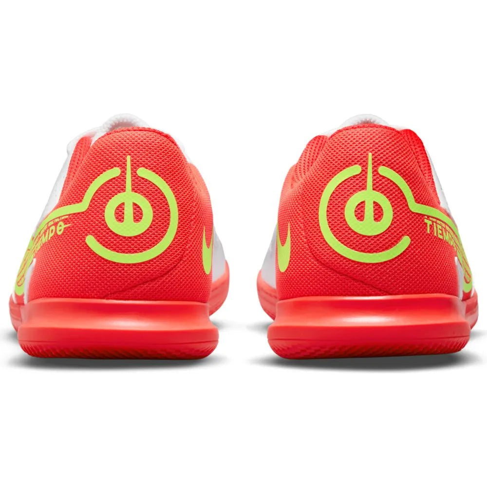 Nike JR Legend 9 Club IC - White-Volt-Crimson (Pair - Back)