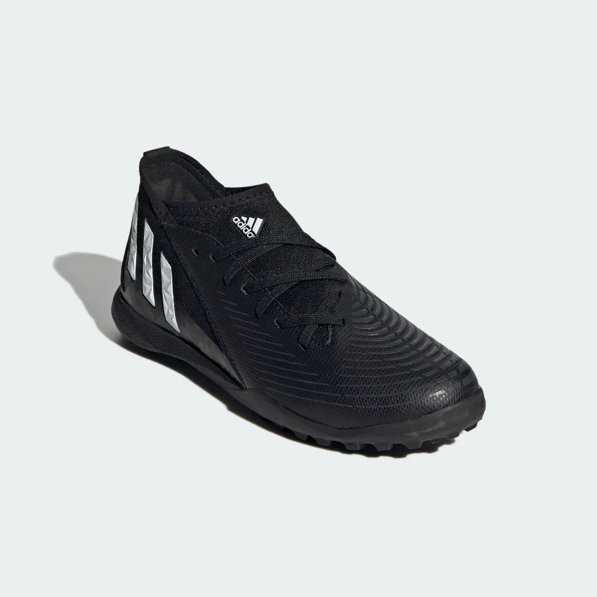adidas JR Predator Edge .3 Turf - Black-White (Diagonal 1)