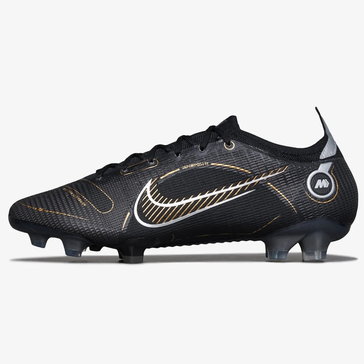 Nike Vapor 14 Elite FG - Black-Gold (Side 1)