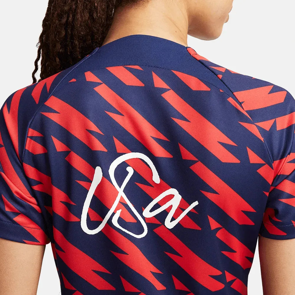 Nike 2023-24 USA Women's DF Academy Pre-Match Top (Detail 2)