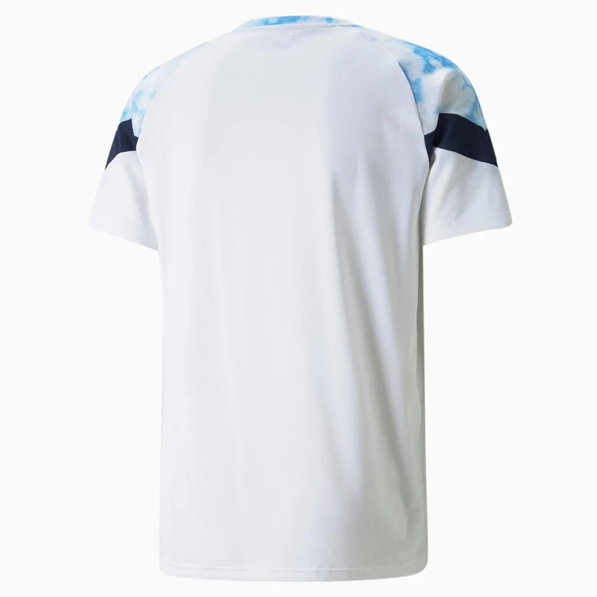 Puma 21-22 Manchester City Iconic MCS Tee - White-Light Blue (Back)