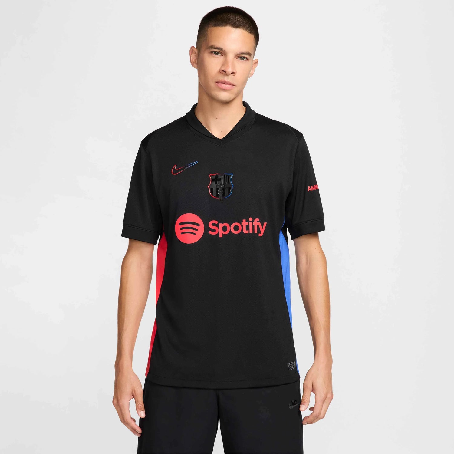 Nike 2024-25 Barcelona Men's Stadium Away Jersey (Model - Front)
