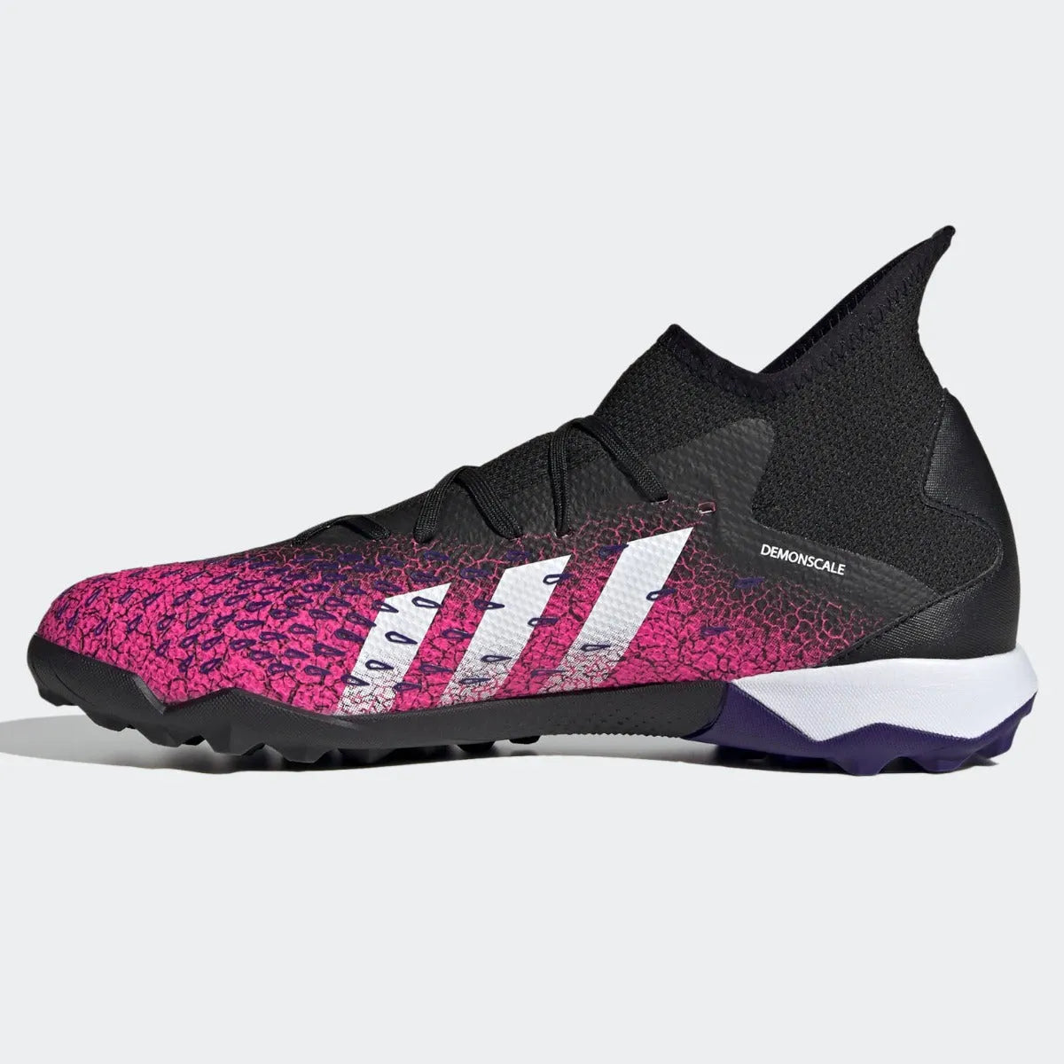 Adidas Predator Freak .3 Turf Soccer Shoes TF - Black-Pink-Purple
