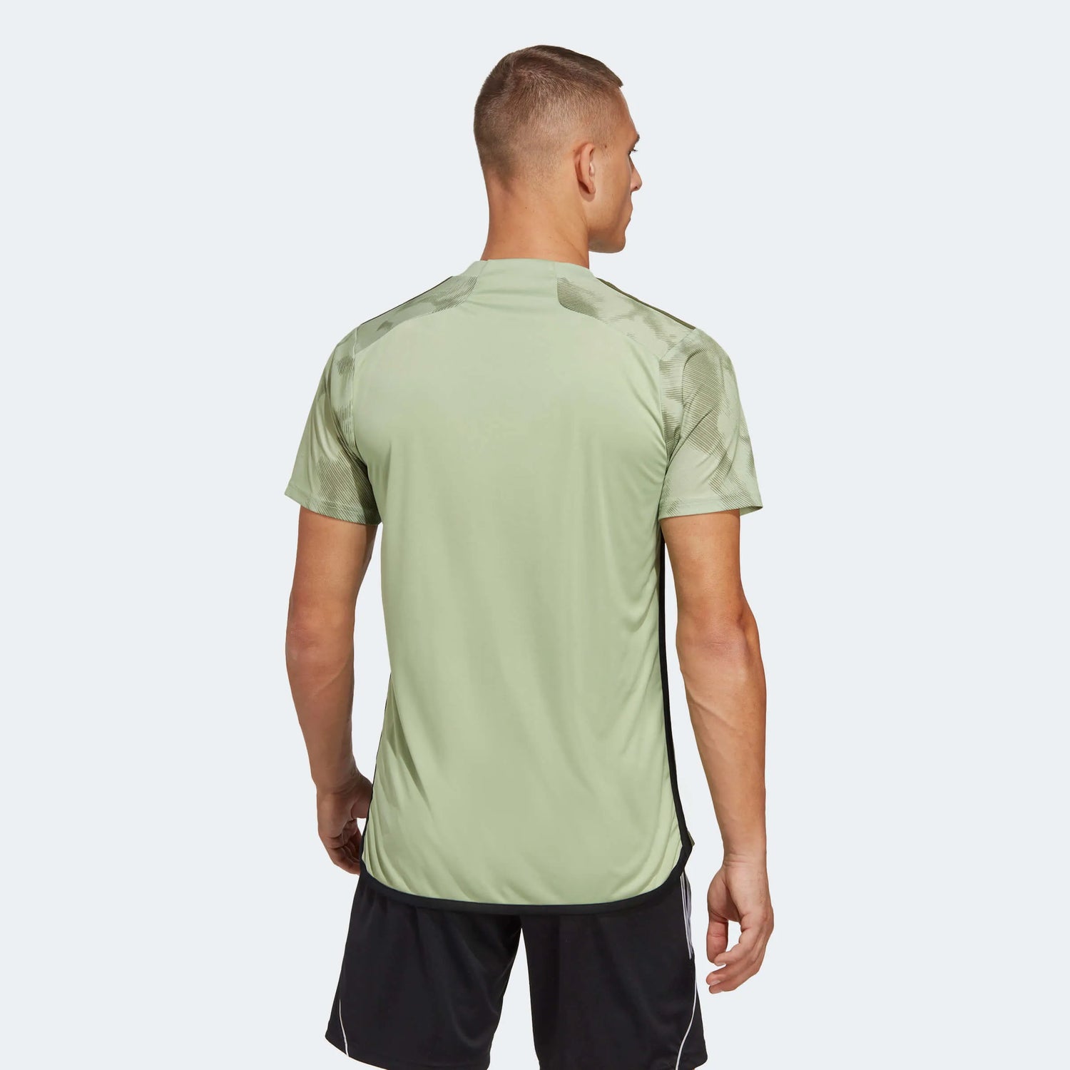 adidas 2023-24 LAFC Away Jersey - Magic Lime-Tent Green (Model - Back)
