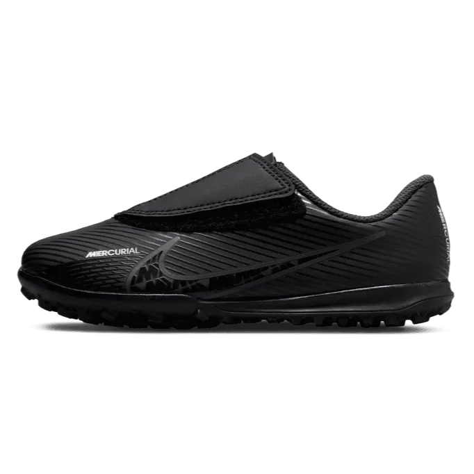 Nike Kids Vapor 15 Club Turf PS (V) - Black-Grey (Side 1)