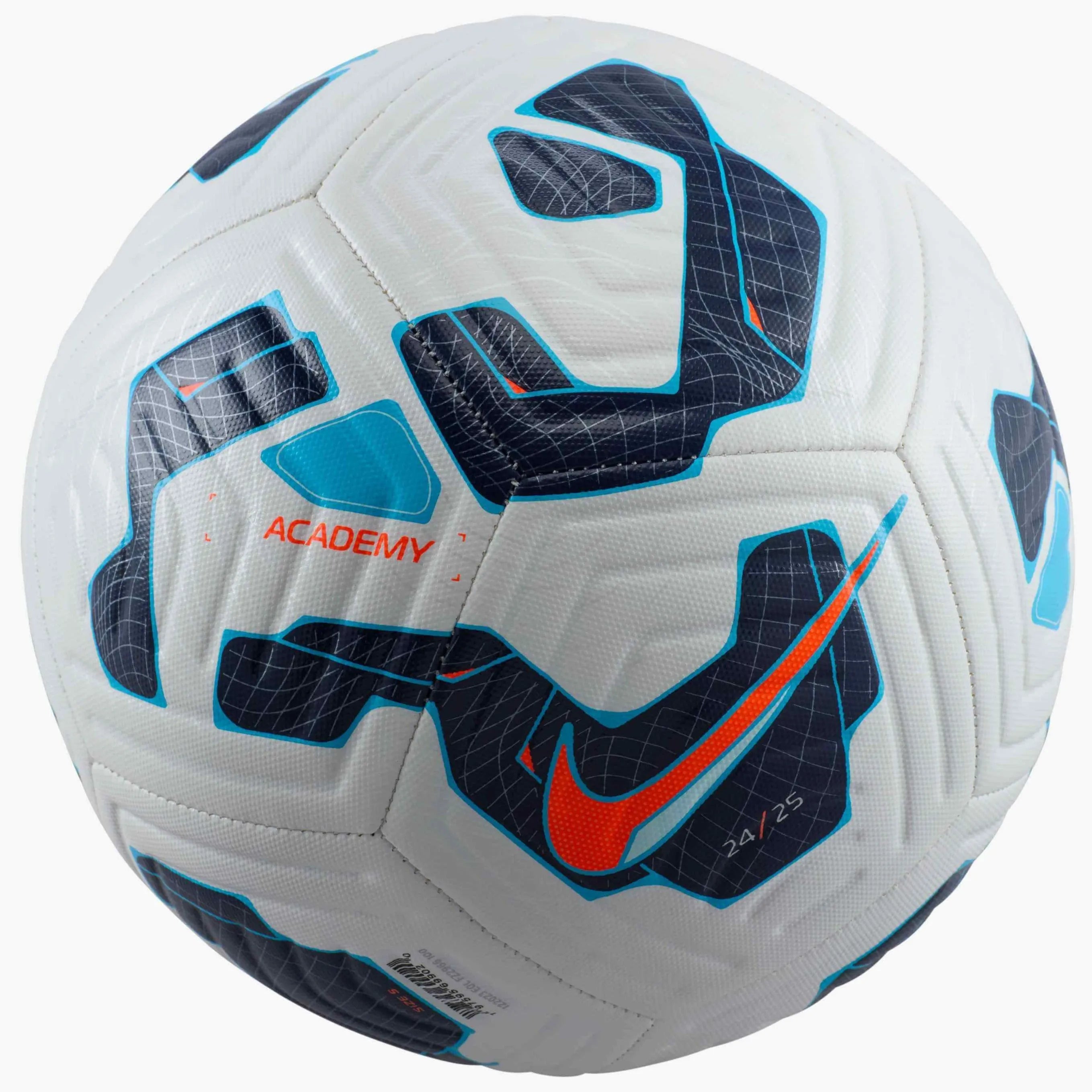 Nike FA24 Academy Ball White-Blackened Blue-Hyper Crimson (Front)