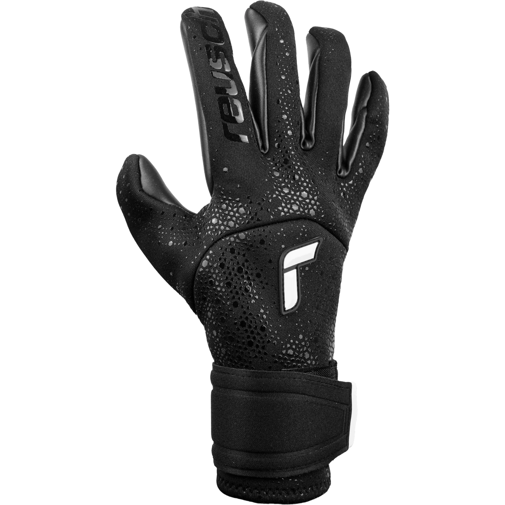 Reusch Pure Contact Infinity Goalkeeper Gloves - Black-White (Single - Outer)