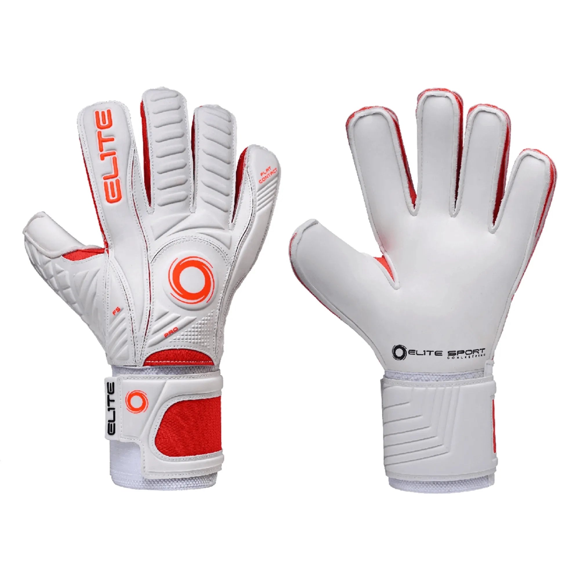 Elite Sport 2022 WP Goalkeeper Glove - White (Pair)