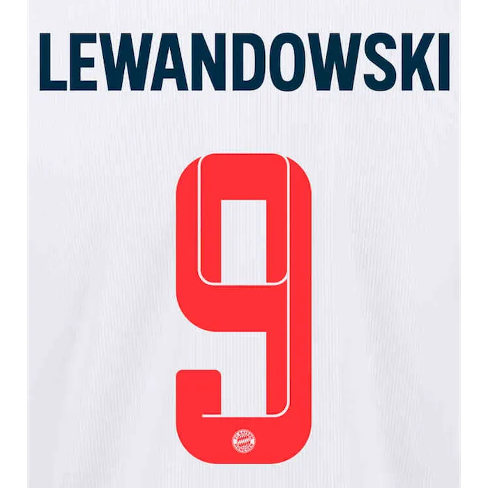 Bayern Munich 2021/22 Third Lewandowski #9 YOUTH Jersey Name Set (Main)