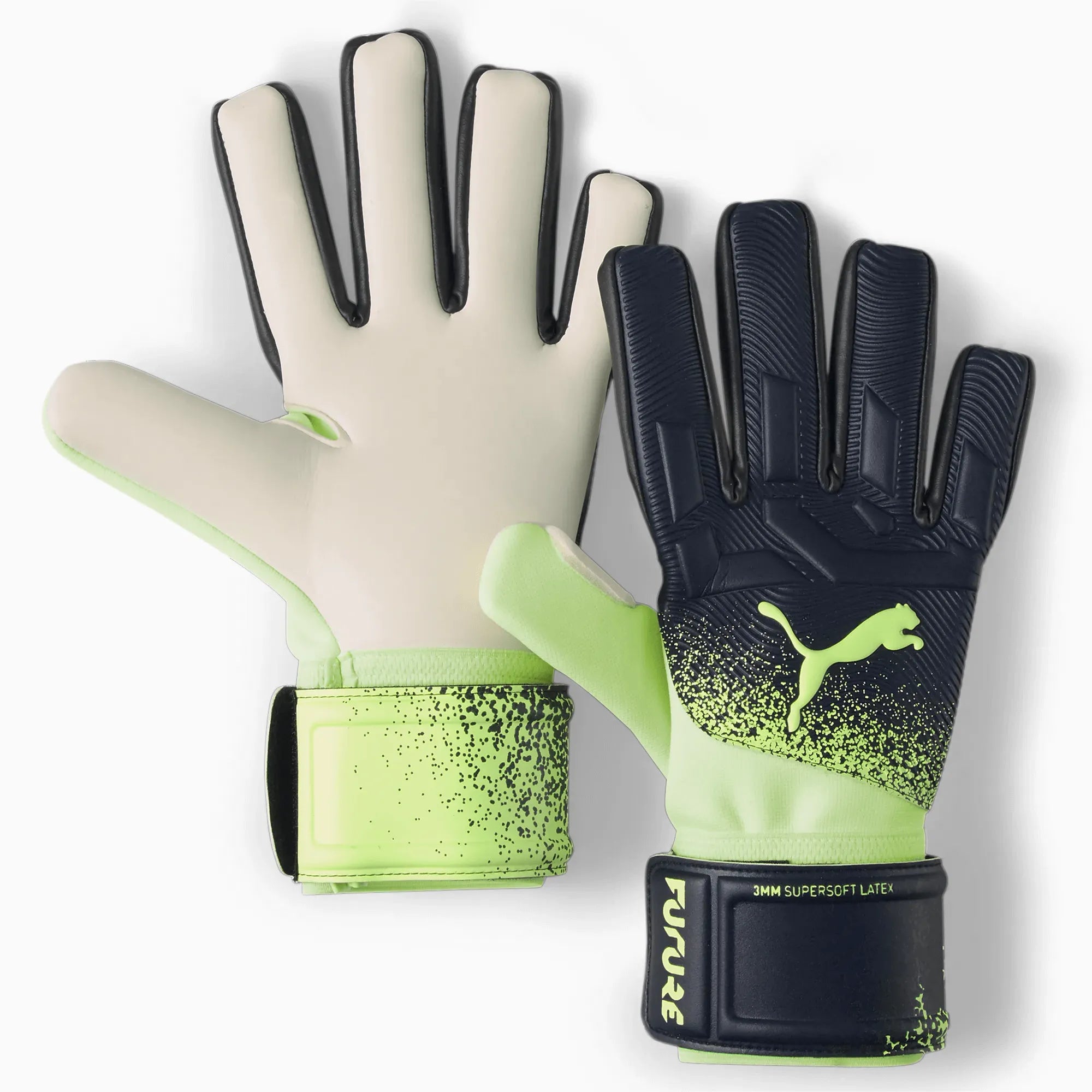 Puma Future One Grip 3 NC Goalkeeper Gloves - Fizzy Light-Parisian Night (Set)